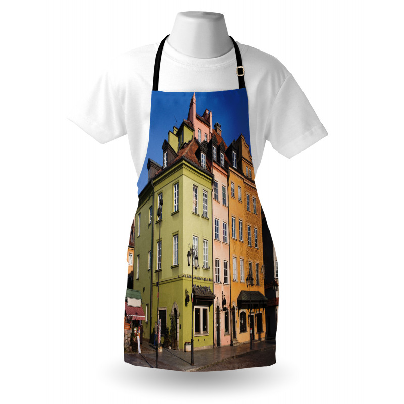 Poland Old Town Houses Scene Apron