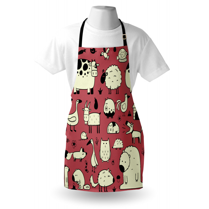 Nursery Childish Animals Apron