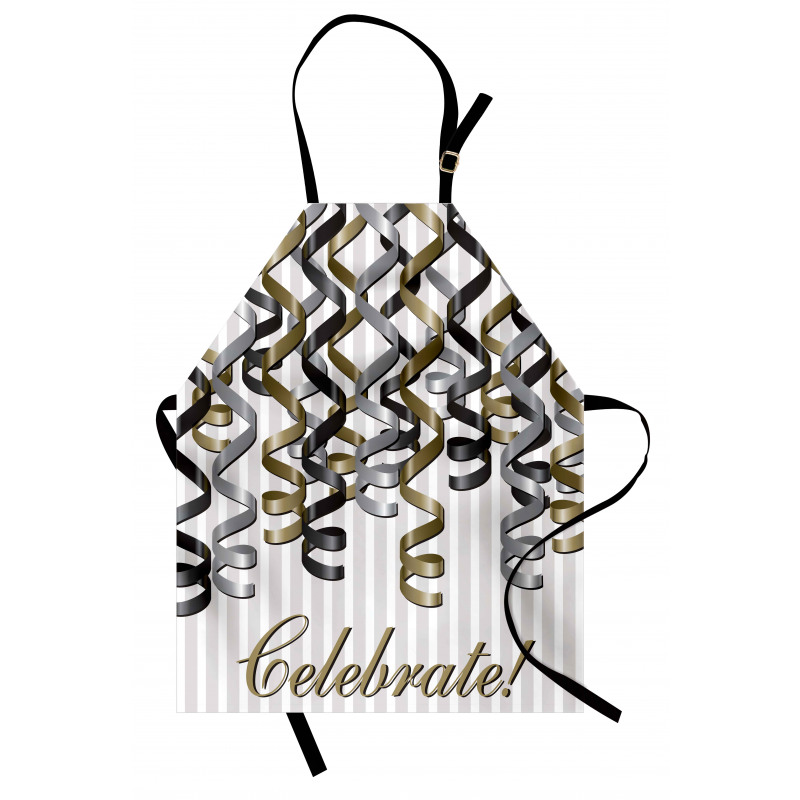 Celebrate Curling Ribbon Apron