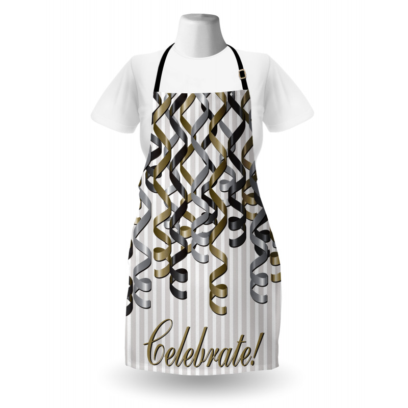 Celebrate Curling Ribbon Apron