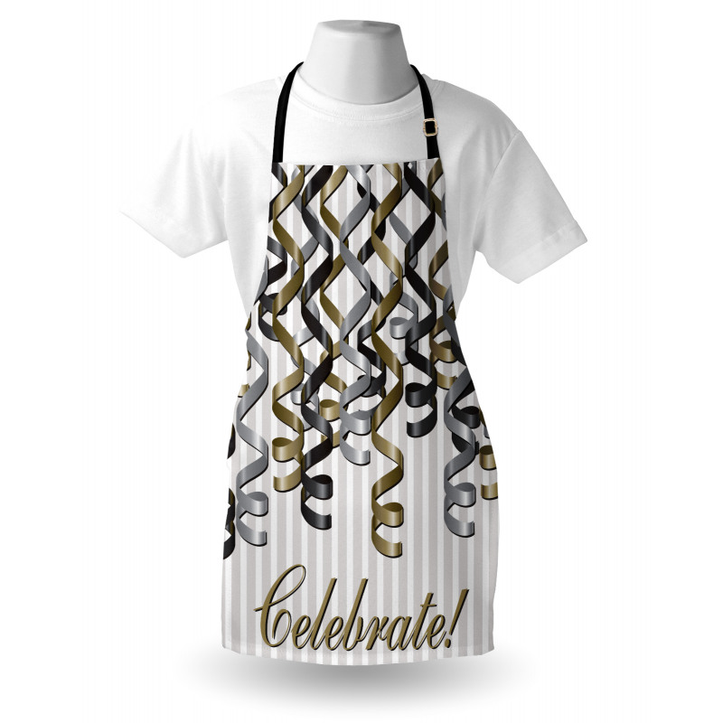 Celebrate Curling Ribbon Apron