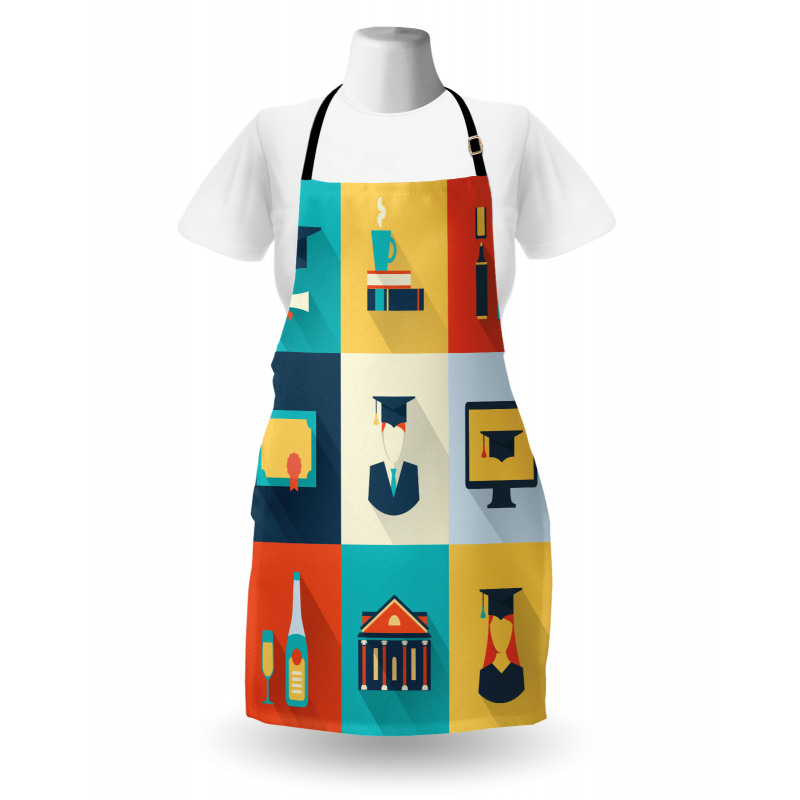 Colorful Squares Concept Apron