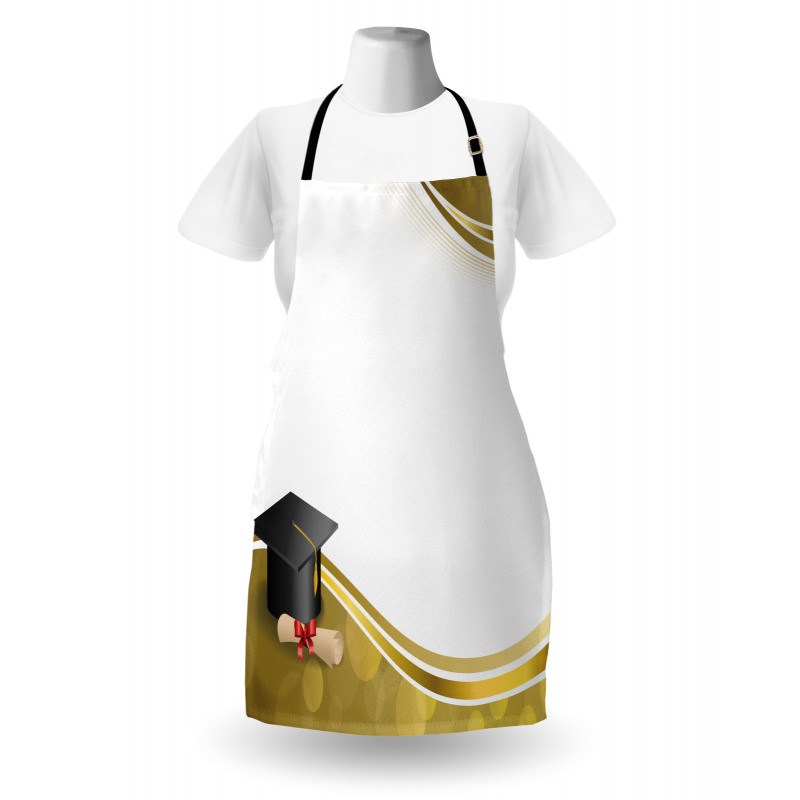 Cap and Ribbon Diploma Apron