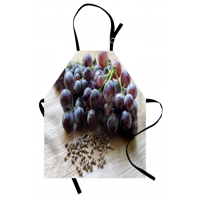 Fruits and Seeds on a Table Apron