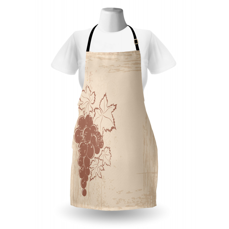 Vintage Style Fruits Branch Apron