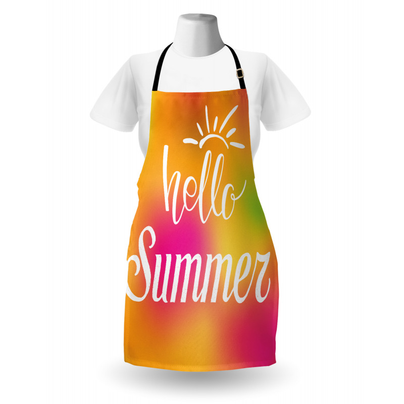 Abstract Colorful Summer Apron