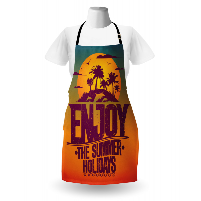 Tropical Island Enjoy Summer Apron