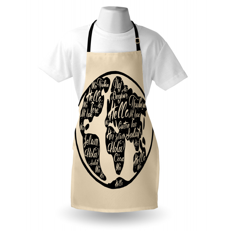 Hello in Various Languages Apron