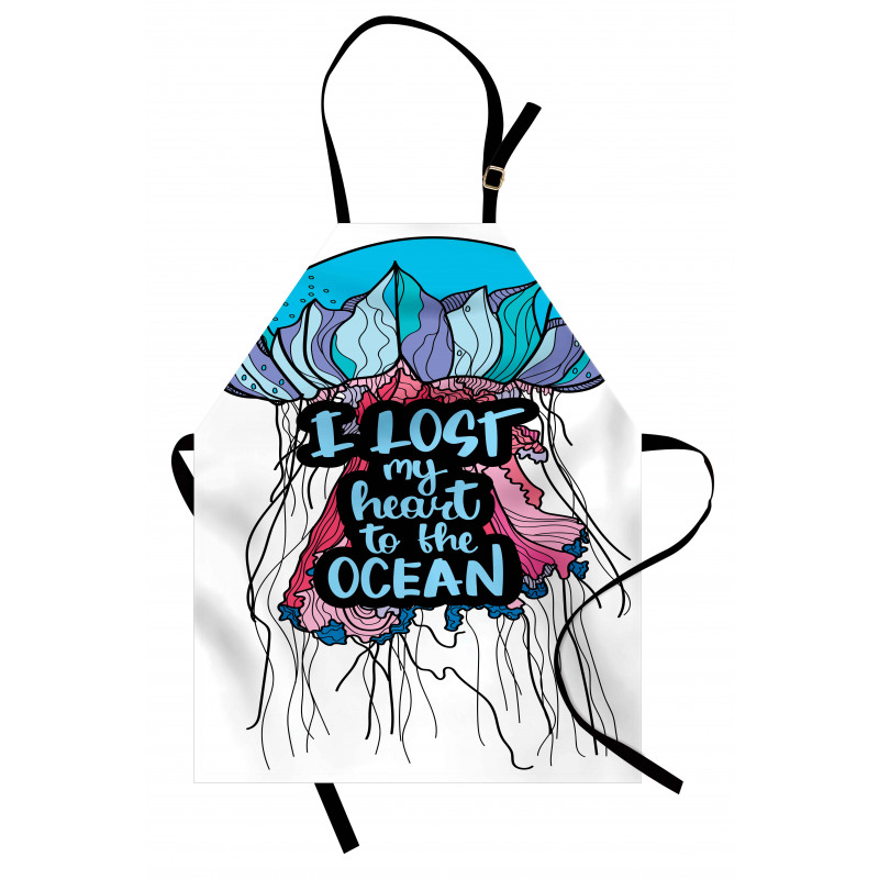 I Lost My Heart to Ocean Apron