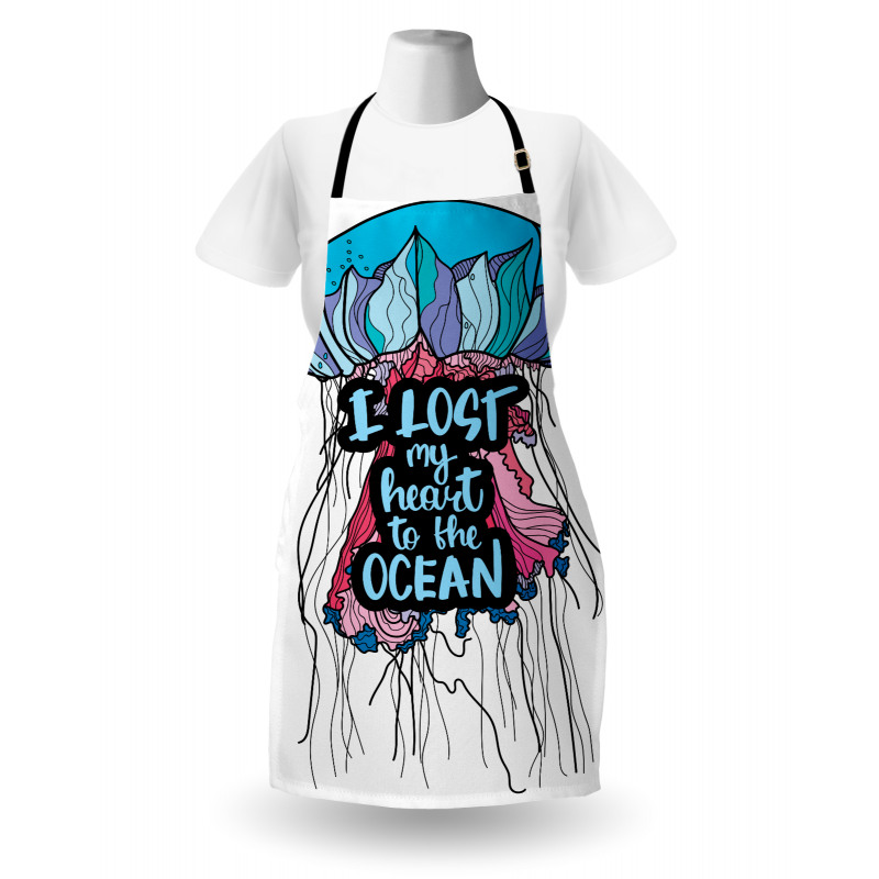 I Lost My Heart to Ocean Apron