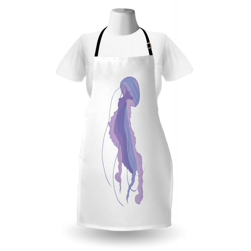 Pastel Purple Tones Art Apron