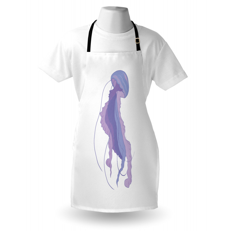 Pastel Purple Tones Art Apron