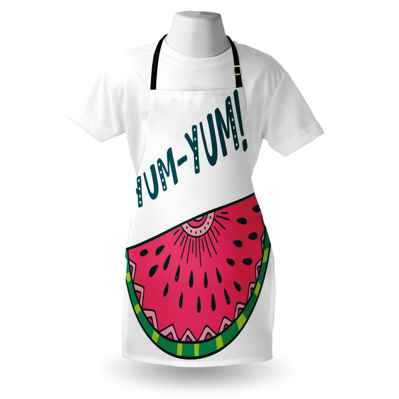 Tasty Watermelon Slice Yum Yum Apron