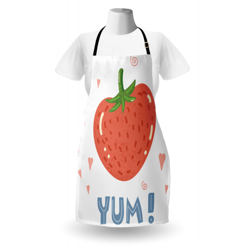 Lettering with a Strawberry Apron