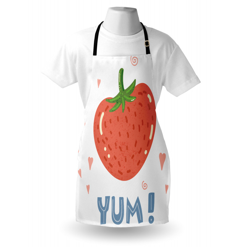 Lettering with a Strawberry Apron