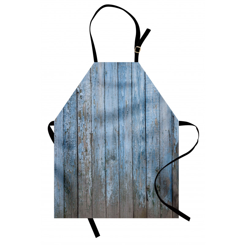 Grungy Painted Wooden Fence Apron