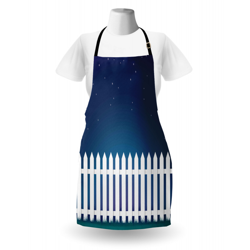 Starry Night with Crescent Apron