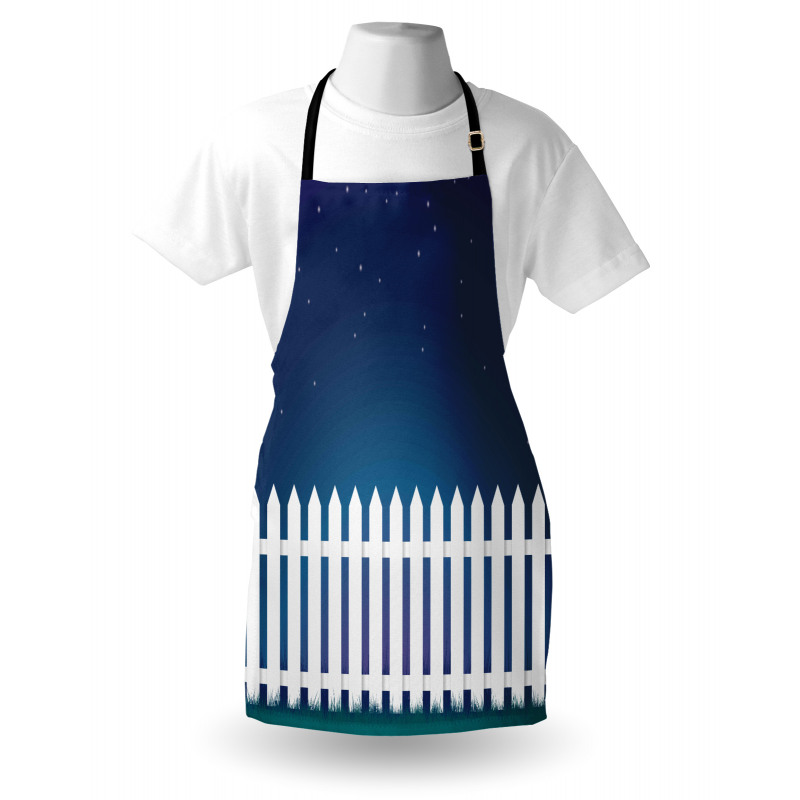 Starry Night with Crescent Apron