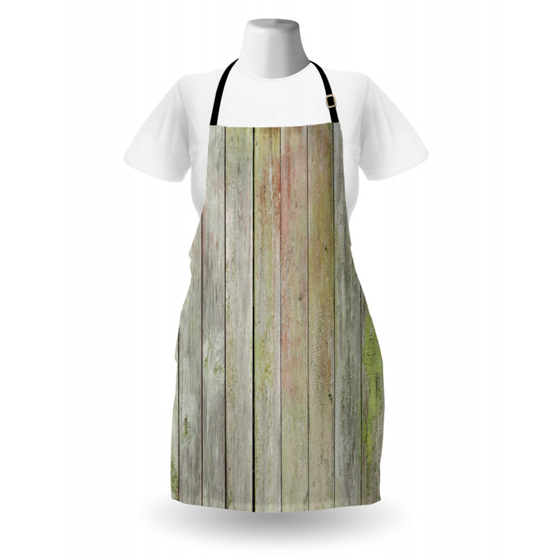 Old Rural Grungy Wooden Fence Apron