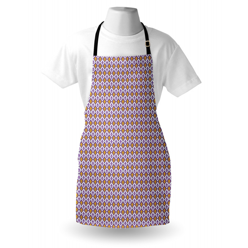 Rhombus Vivid Royal Apron