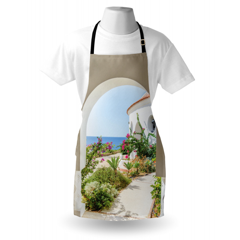 Plants Flowers Sea Panorama Apron