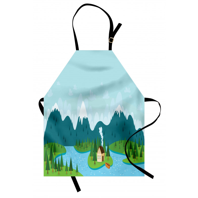 Rural Home Mountains Apron