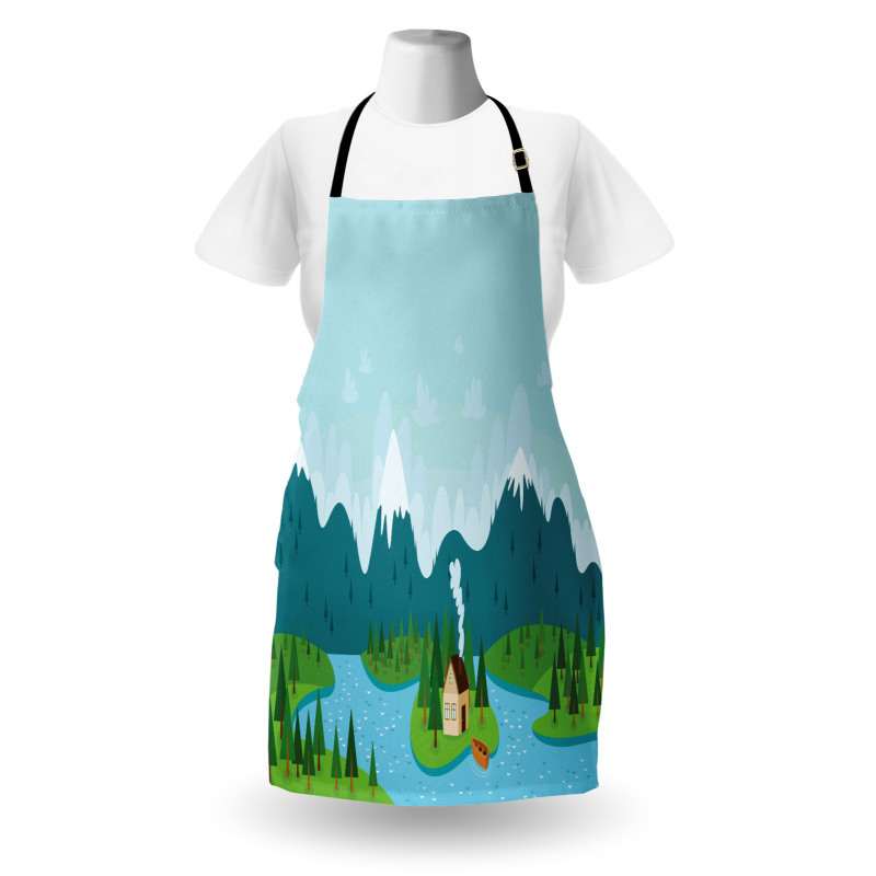 Rural Home Mountains Apron