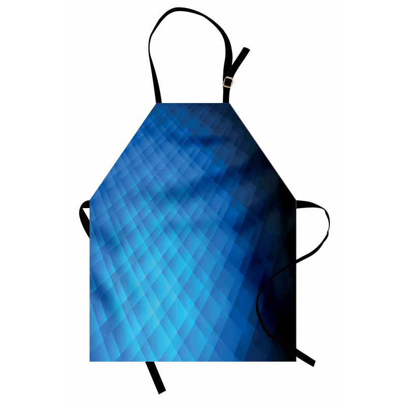 Vibrant Geometric Ombre Square Apron