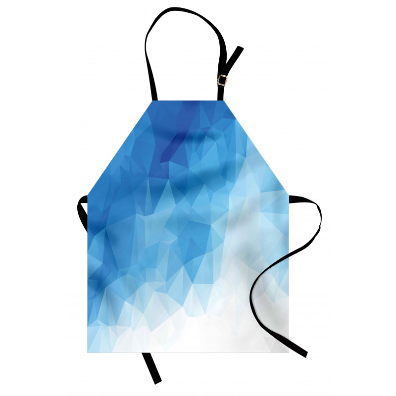 Abstract Polygonal Ombre Art Apron