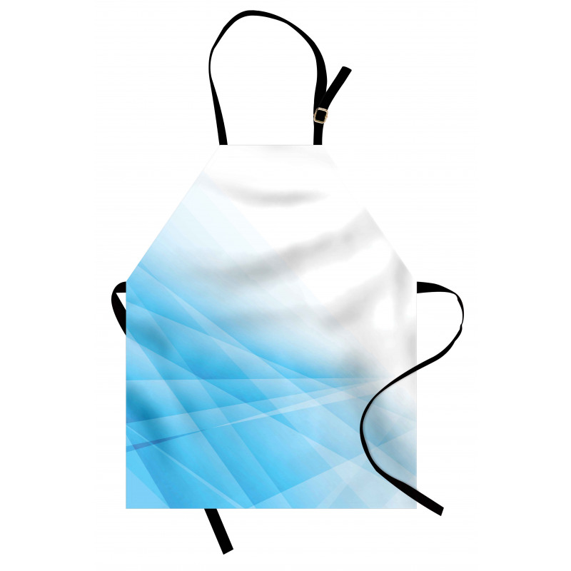 Futuristic Lines Softness Art Apron