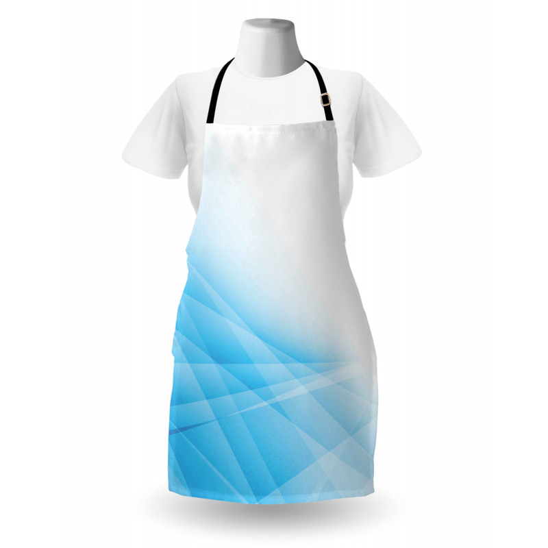 Futuristic Lines Softness Art Apron