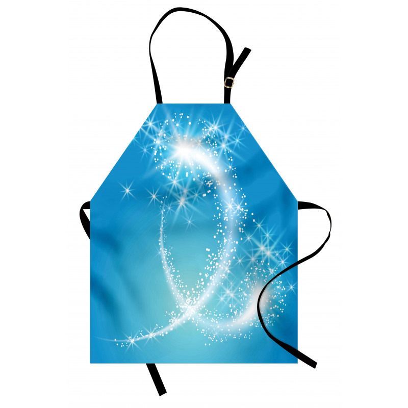 Swirling Stars with Tail Art Apron