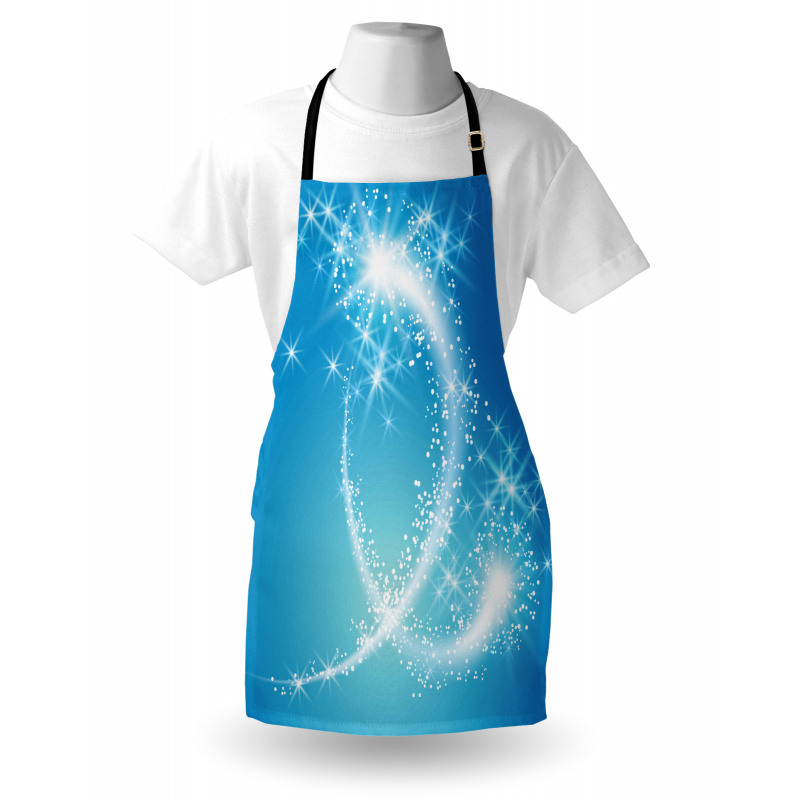 Swirling Stars with Tail Art Apron