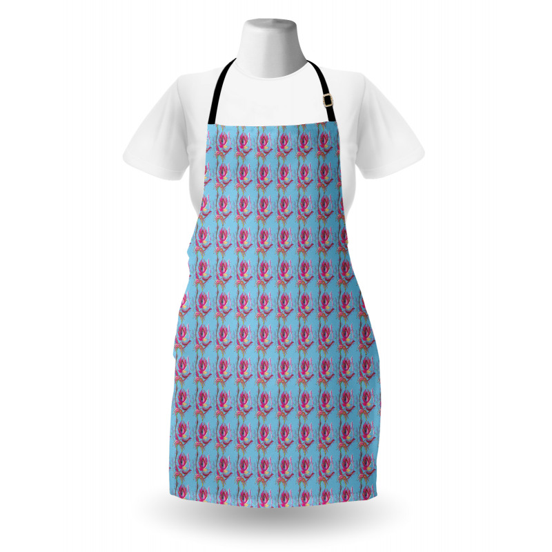 Chaotic Boho Oriental Tulip Apron