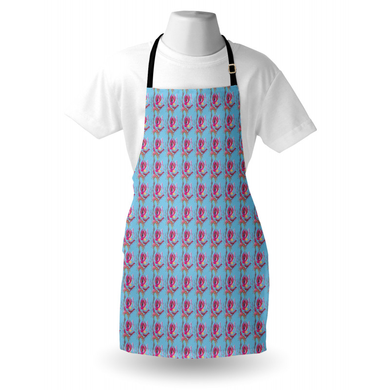 Chaotic Boho Oriental Tulip Apron