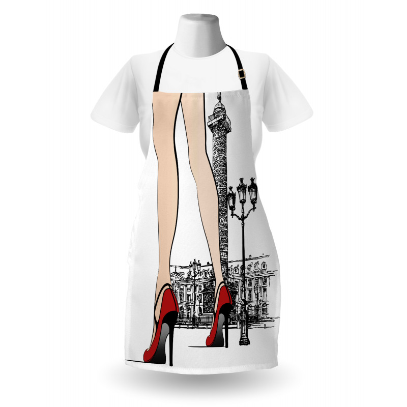 Woman Legs Paris Vendome Apron