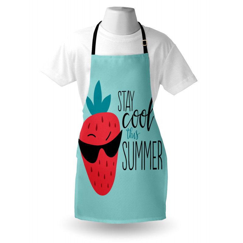 Funny Strawberry Summer Apron