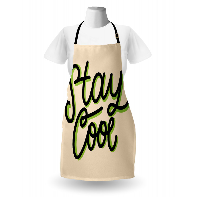 Modernistic Typography Apron