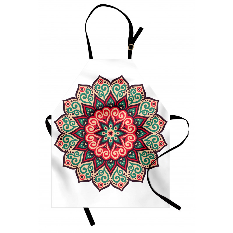 Retro Traditional Mandala Apron