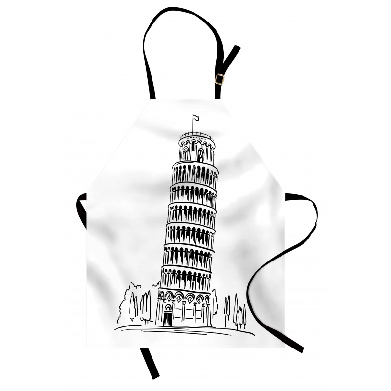 Landmark Piza Tower Europe Apron