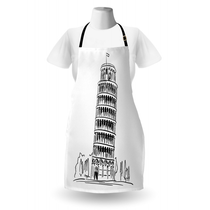 Landmark Piza Tower Europe Apron