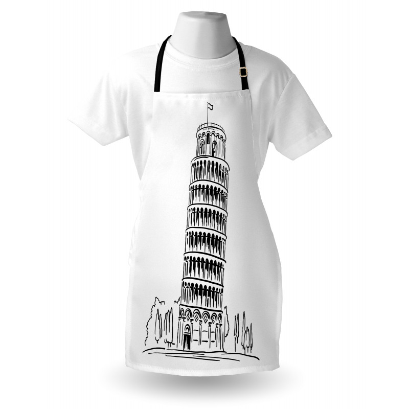 Landmark Piza Tower Europe Apron