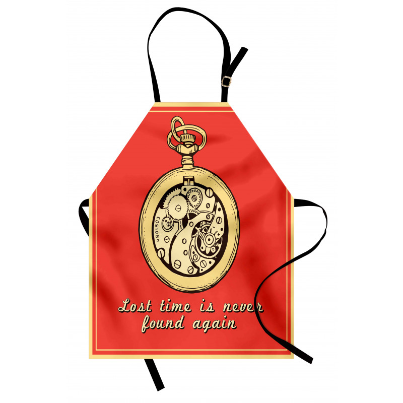 Saying About Time Vintage Apron