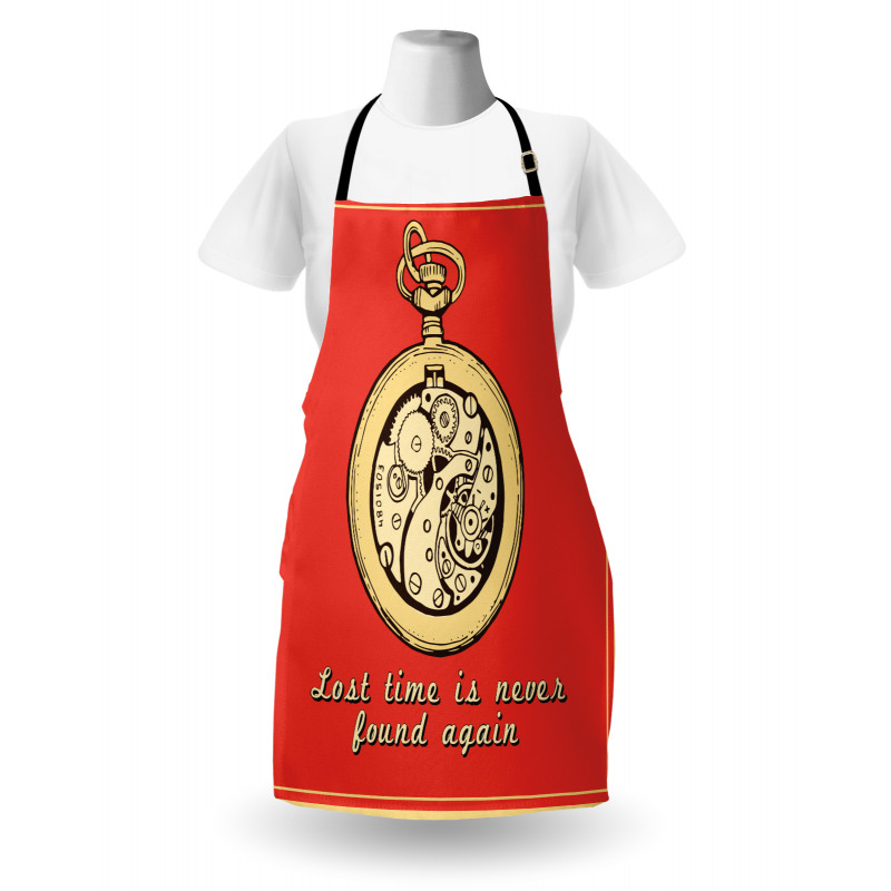 Saying About Time Vintage Apron