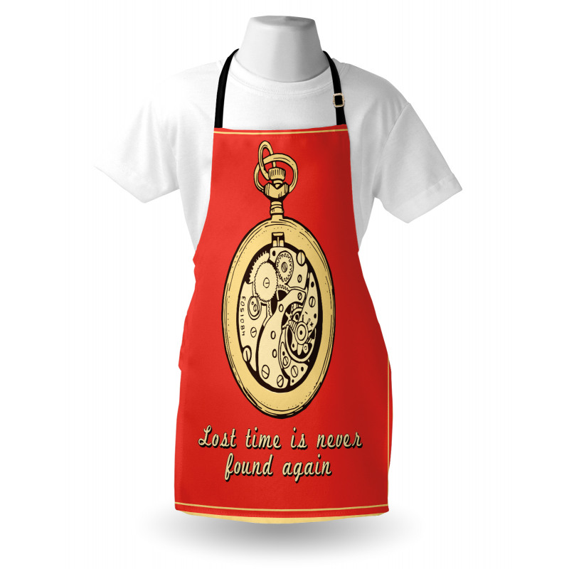 Saying About Time Vintage Apron