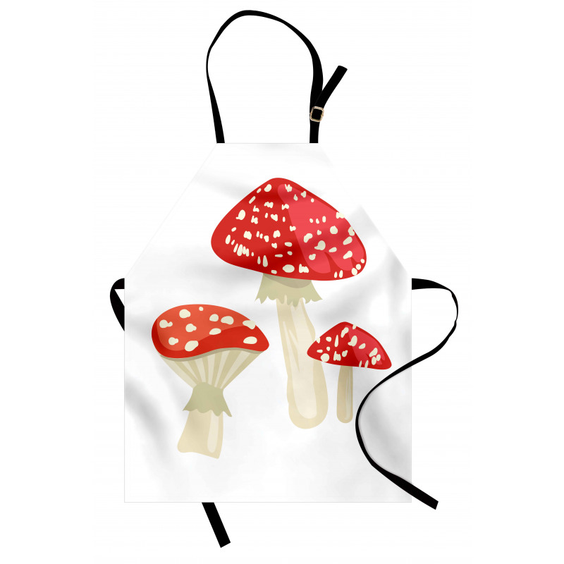 Simple Cartoon Toadstool Apron