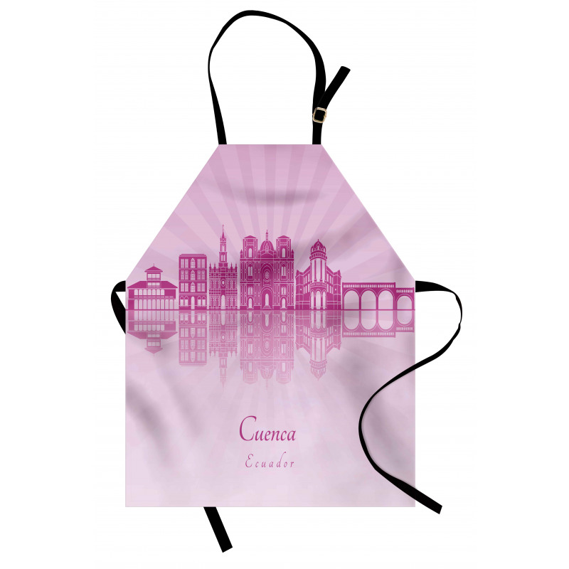 Cuenca City Skyline Travel Apron