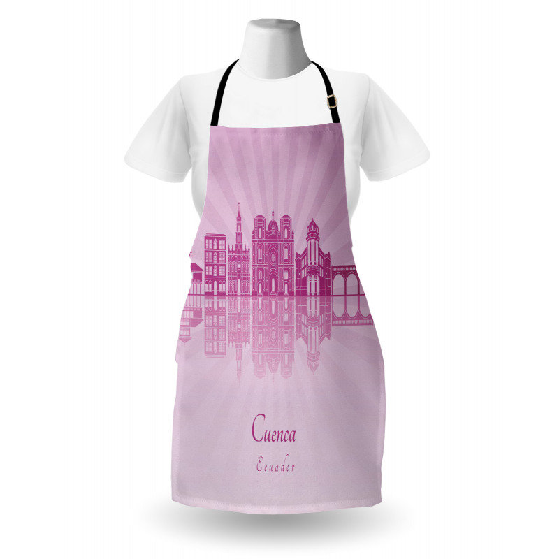 Cuenca City Skyline Travel Apron