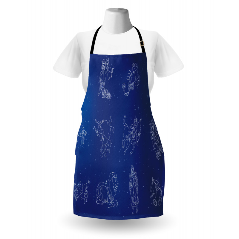 Horoscope Constellation Sky Apron