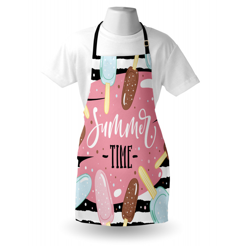 Summer Time Ice Cream Sticks Apron